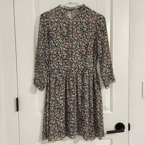 Dolce Vita Floral 3/4 Sleeves Dress